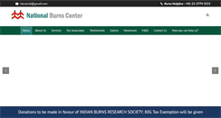 Desktop Screenshot of burns-india.com